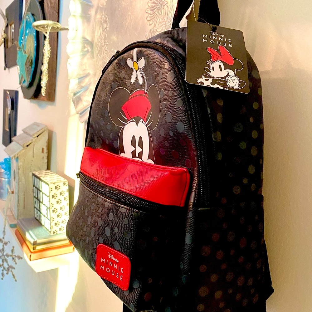 Disney Minnie Mouse Character Backpack, NEW - Picture 9 of 14